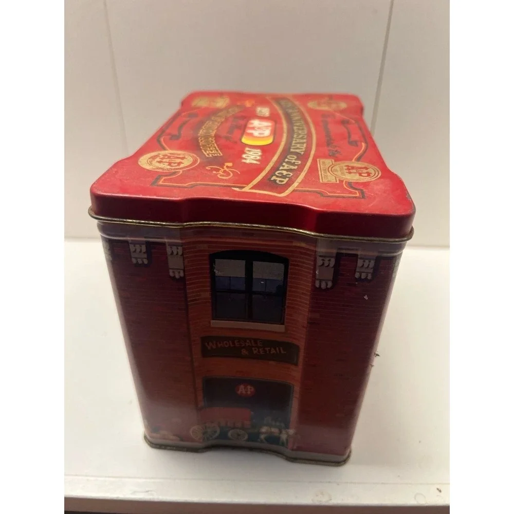 Vintage A&P 125th Anniversary 1984 Tin - The Home of Eight O'Clock Coffee